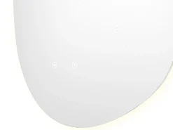 New OZAIA Espejo de baño iluminado asimétrico anti-vaho - 60 x 80 cm - INACIA Transparente
