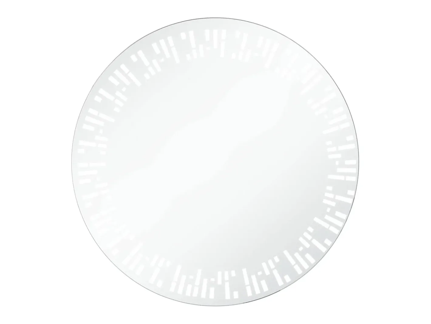 Espejo de baño LED 80 cm Plateado Hot
