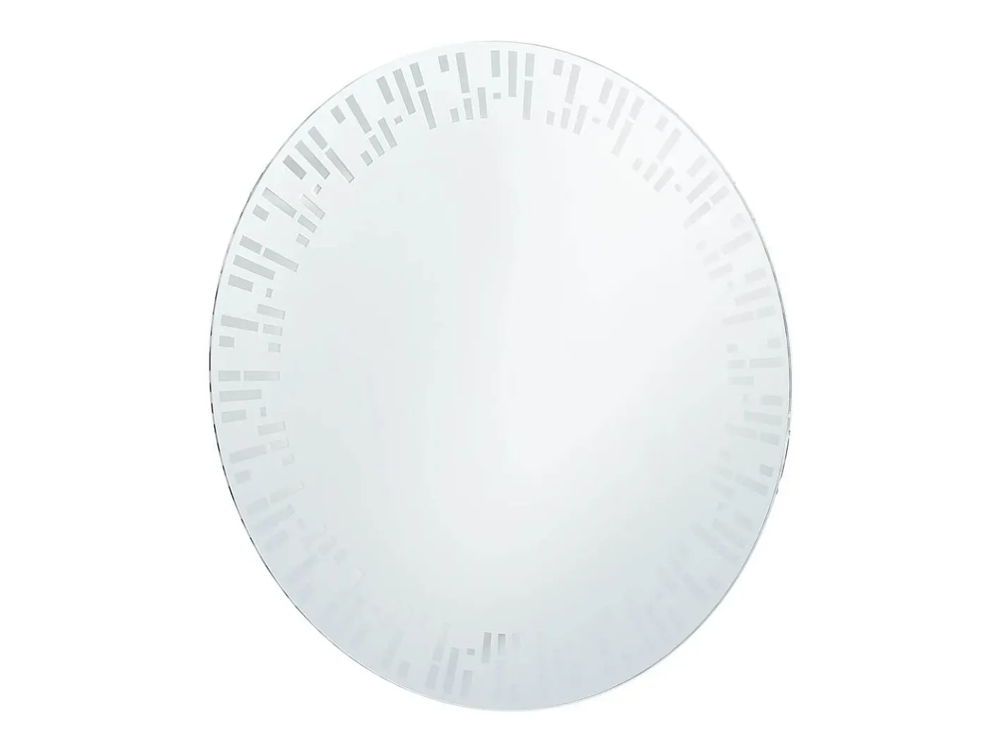 Espejo de baño LED 80 cm Plateado Hot