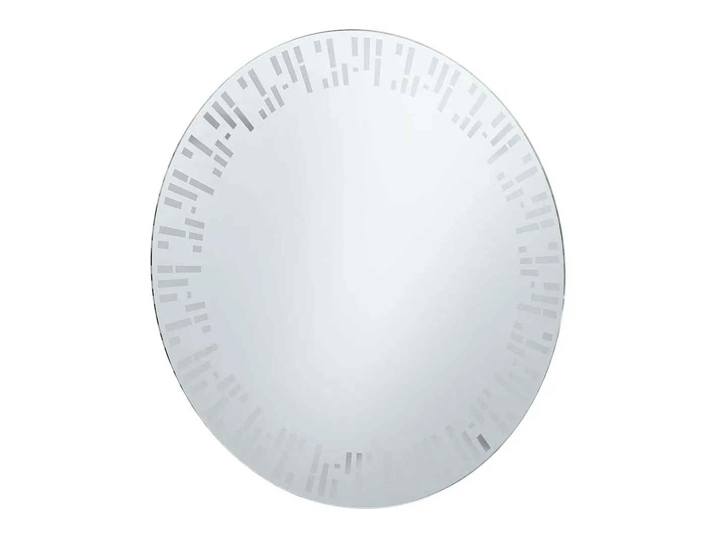 Espejo de baño LED 80 cm Plateado Hot