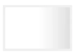 Online Helloshop26 Espejo de baño LED 60 x 8,5 x 37 cm acrílico 02_0006981 Blanco