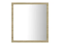 Outlet Helloshop26 Espejo de baño LED 40 x 8,5 x 37 cm roble acrílico 02_0006961 Beige