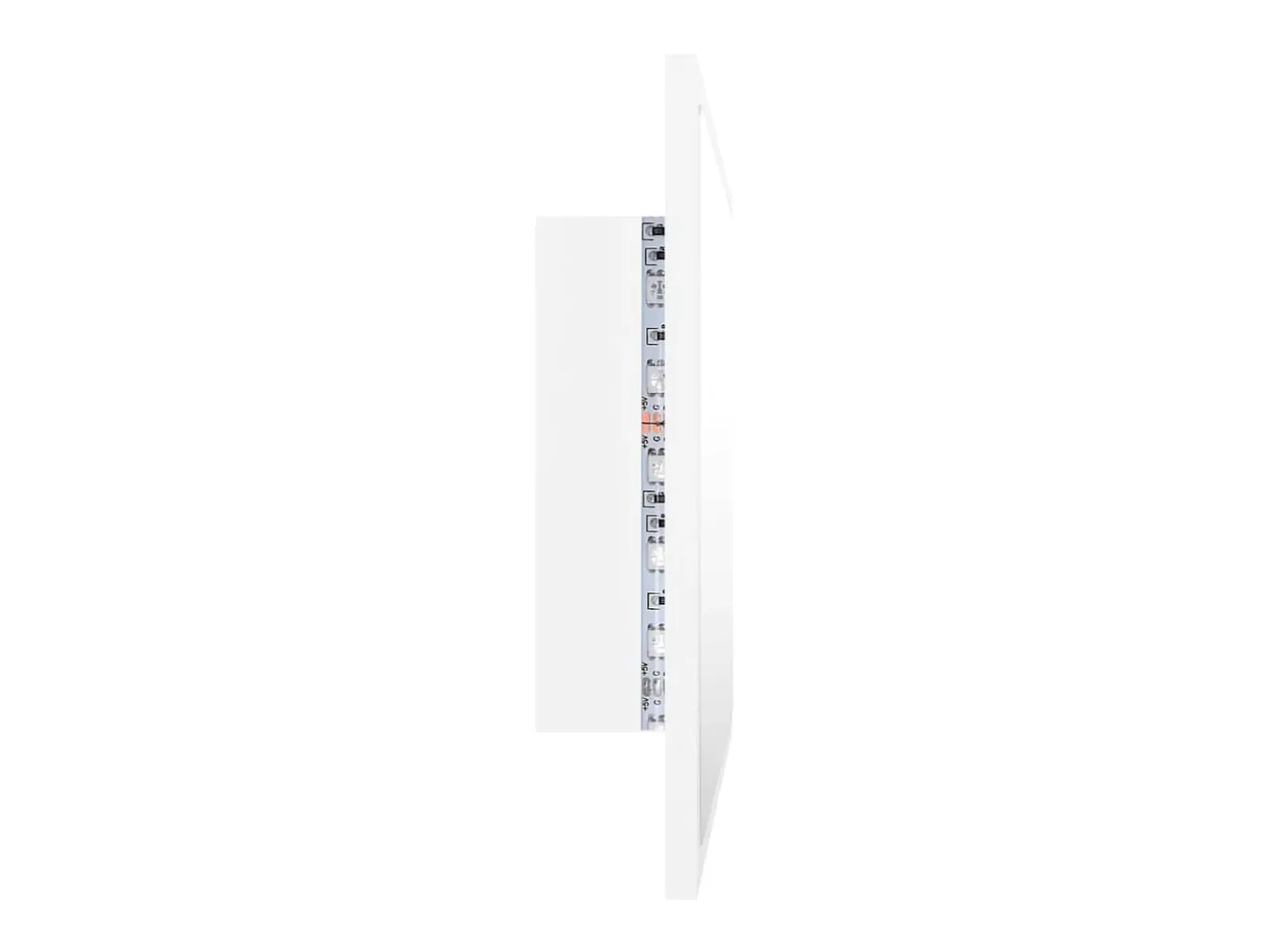 Espejo de baño LED acrílico 60x8,5x37 cm ES701289 Blanco