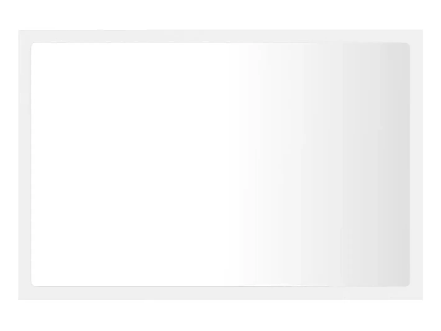 Espejo de baño LED acrílico 60x8,5x37 cm ES701289 Blanco