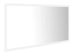 Espejo-Espejo de baño LED acrílico 90x8,5x37 cm ES909778 Blanco
