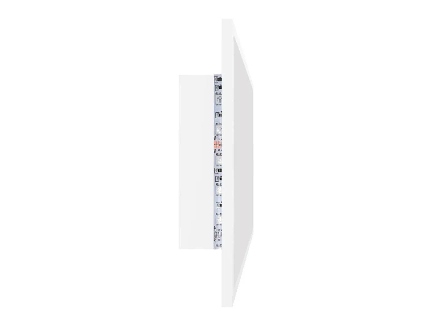 Espejo-Espejo de baño LED acrílico 90x8,5x37 cm ES909778 Blanco