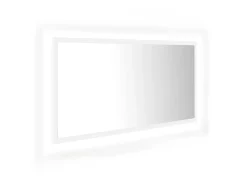Espejo-Espejo de baño LED acrílico 90x8,5x37 cm ES909778 Blanco