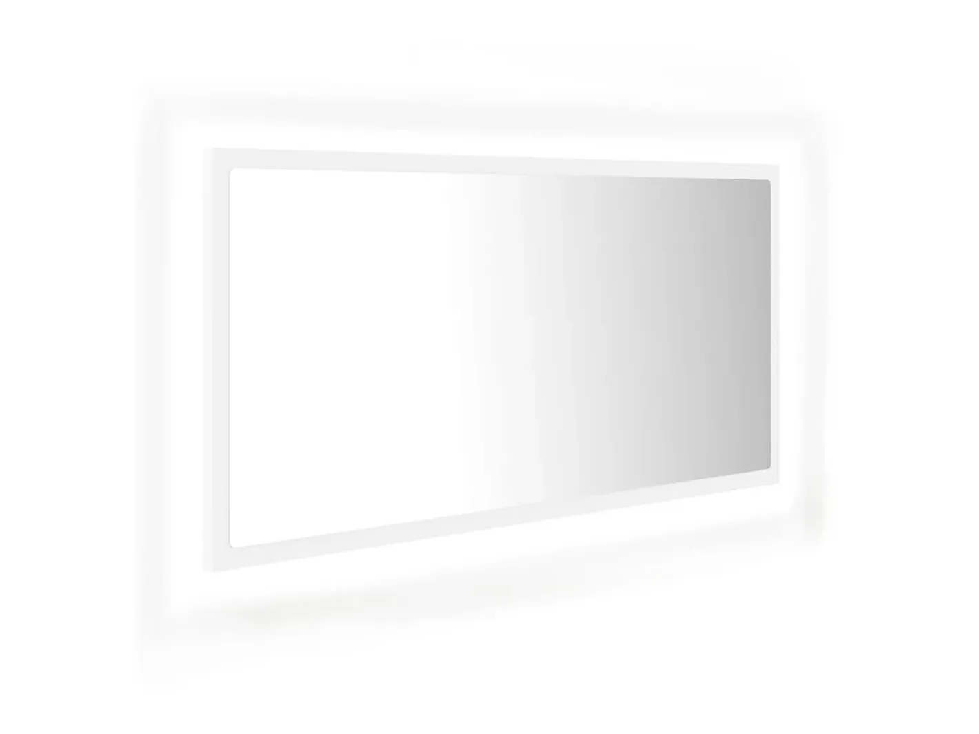 Espejo-Espejo de baño LED acrílico 90x8,5x37 cm ES909778 Blanco