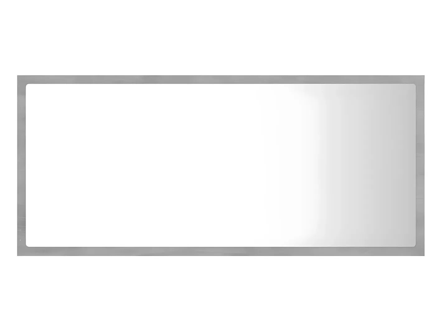 Espejo-Espejo de baño LED acrílico hormigón 90x8,5x37 cm ES450939 Gris