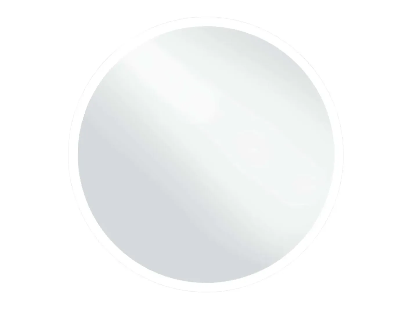 Espejo de baño LED de 60 cm Plateado