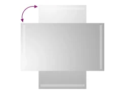 Sale Espejo de baño LED 40x70 cm Transparente