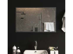 Espejo-Espejo de baño LED 50x80 cm Transparente