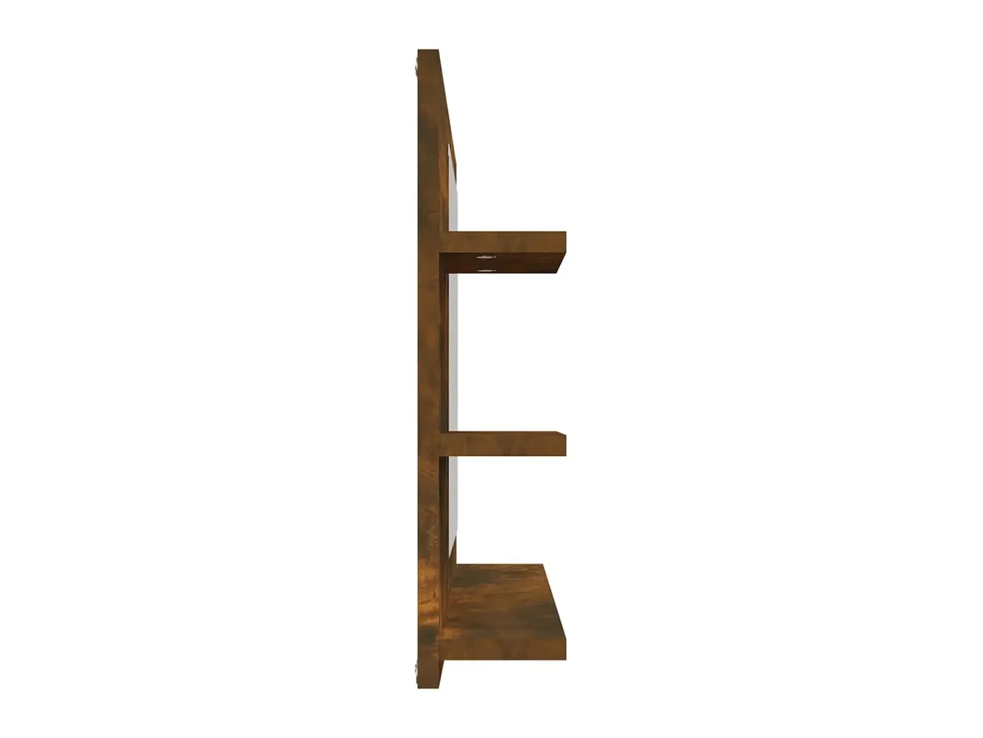 Espejo de baño madera contrachapada roble ahumado 60x10,5x45 cm ES320706 Marru00f3n New
