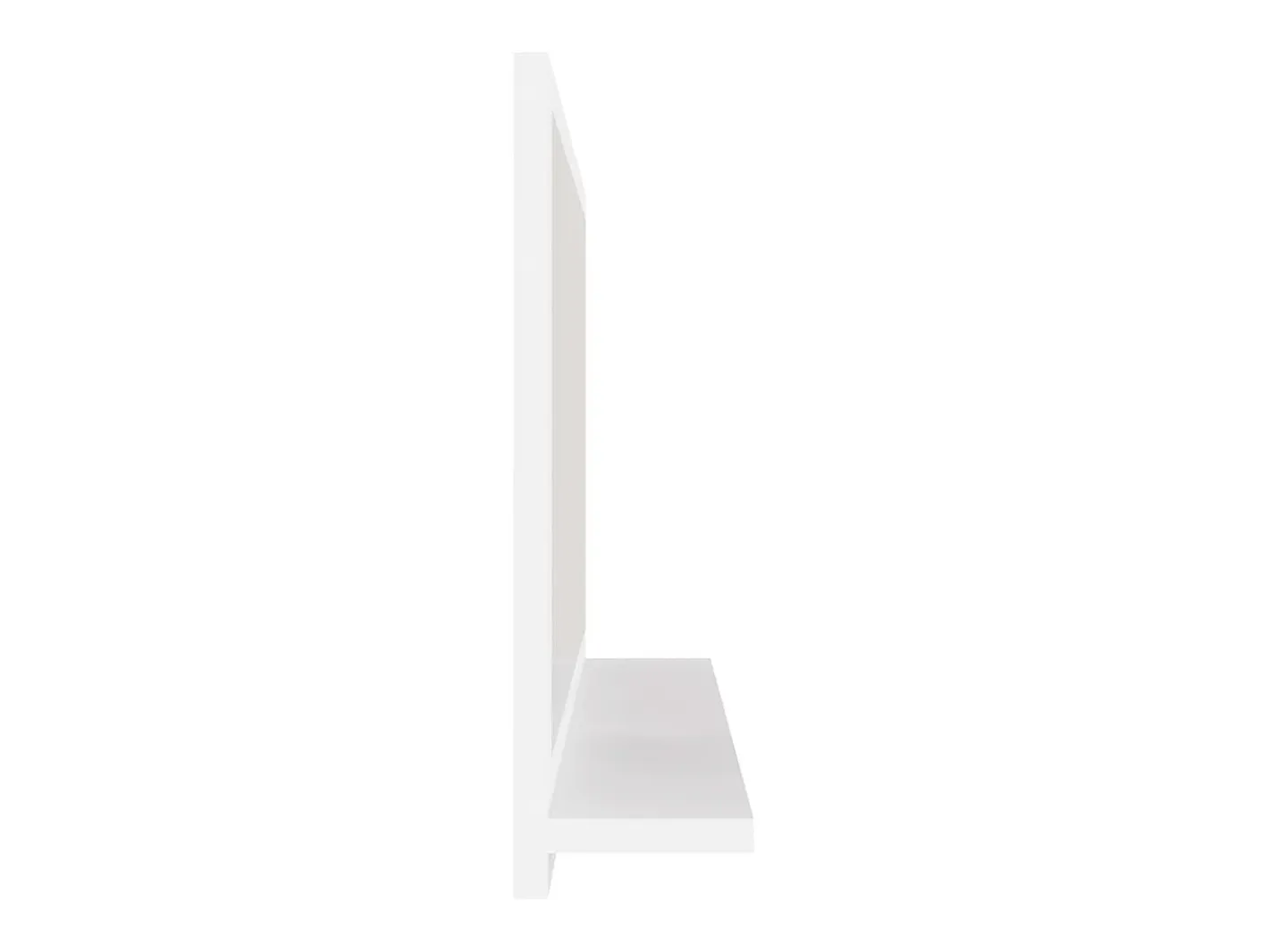 Espejo-Espejo de baño madera contrachapada 60x10,5x37 cm ES209204 Blanco