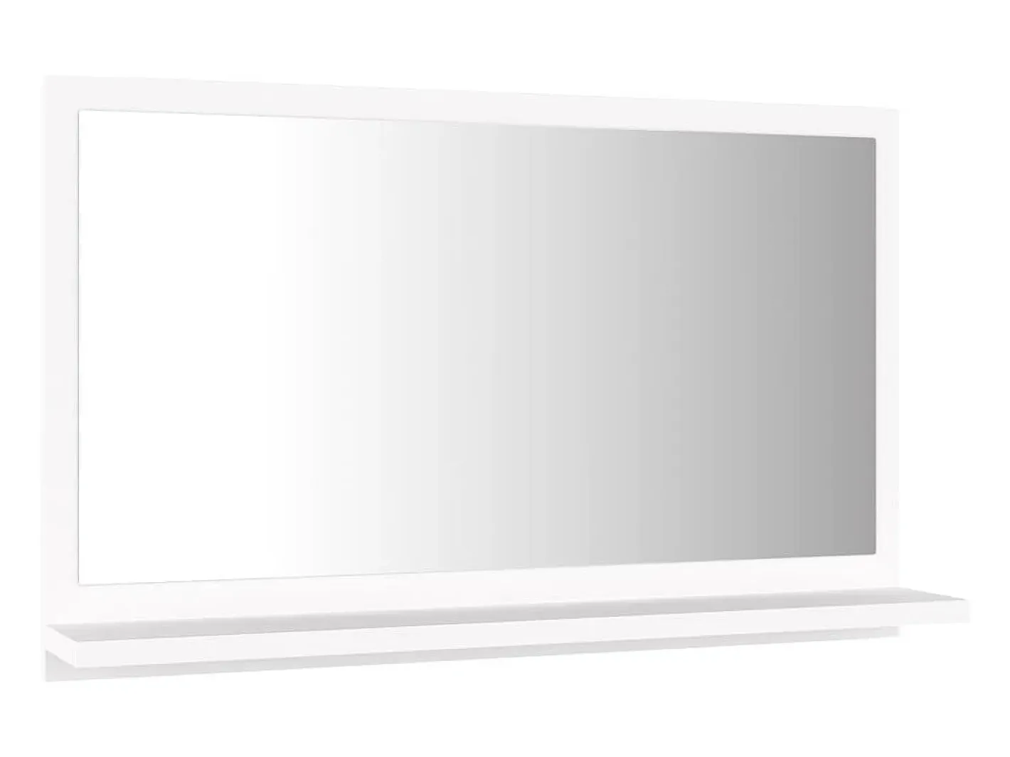Espejo-Espejo de baño madera contrachapada 60x10,5x37 cm ES209204 Blanco