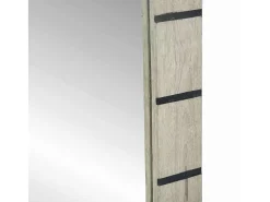 Espejo-Espejo de baño Marrón, plata 50 x 70 x 30 cm Marru00f3n