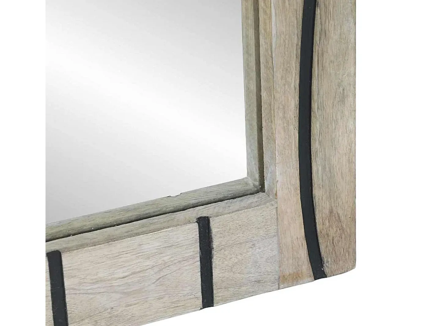 Espejo-Espejo de baño Marrón, plata 50 x 70 x 30 cm Marru00f3n