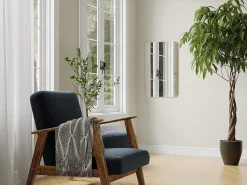 OZAIA Espejo De Pared|Espejo-Espejo de baño rectangular con borde , 50x80cm, DEMETRIA Dorado