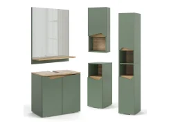 Discount Vicco Espejo de baño /artesano 60x14x67 marelle Verde