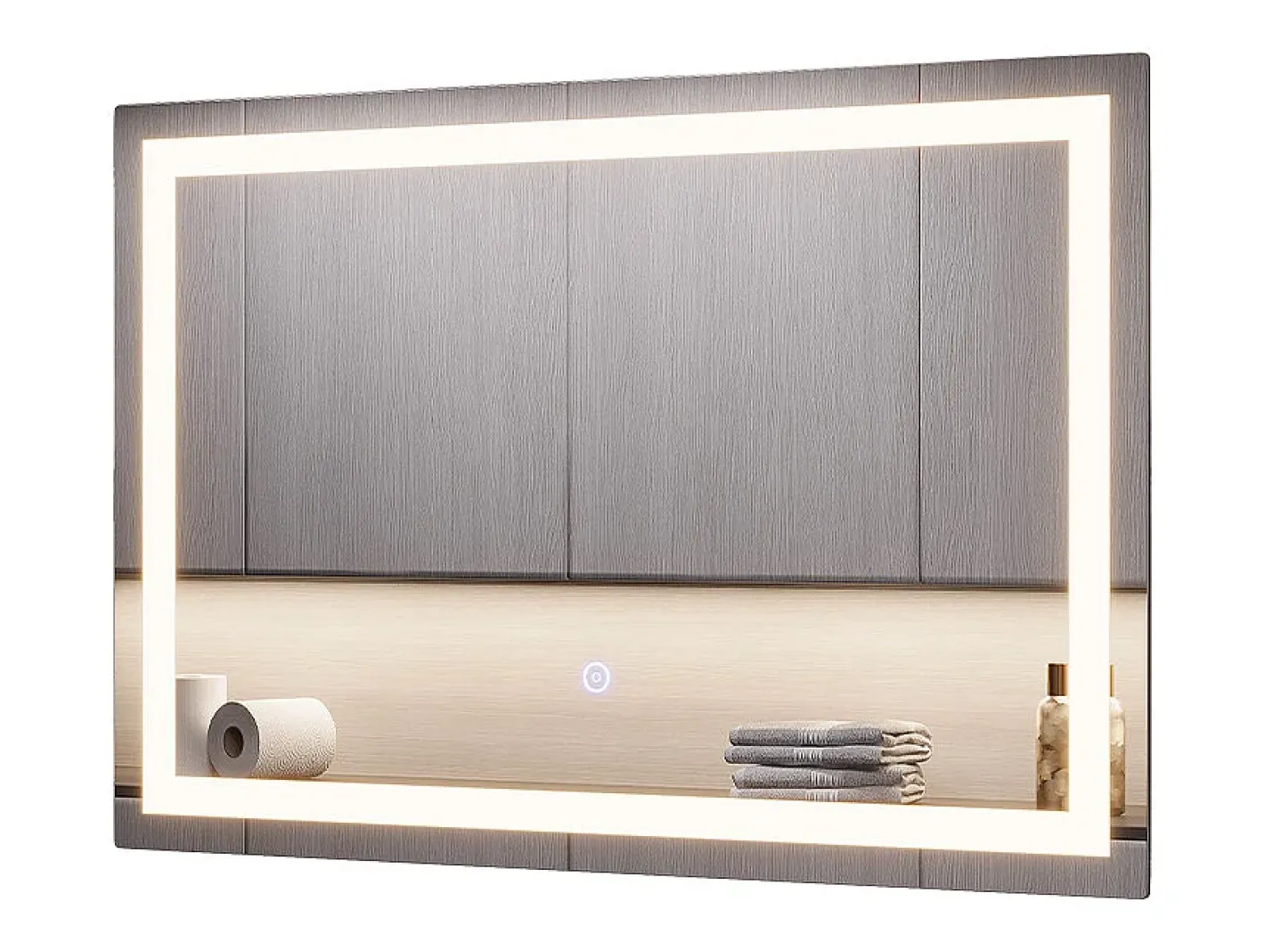 Vicco Espejo-Espejo de baño vidrio 60x40x2.8 miral Transparente