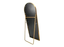 Sale Espejo de cuerpo entero - 165 x 60 cm - Marco de metal - Arqueado - Para salón o vestidor - Dorado