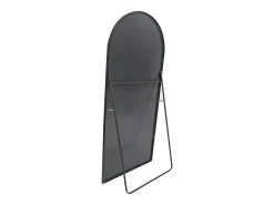 Espejo de cuerpo entero 162 x 53 cm, espejo de pie, espejo de pared grande, espejo de tocador de pie para dormitorio, salón, Negro Outlet