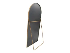 Espejo de cuerpo entero con marco fino , 180 x 80 cm, espejo grande de pie, para dormitorio, vestidor y espejo de pared. Dorado