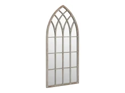 Espejo de jardín arena hierro para exterior 100x45 cm ES535894 Crema Online