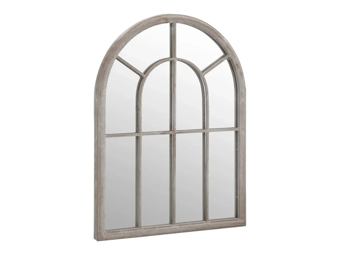 Espejo De Pared|Espejo-Espejo de jardín arena hierro para exterior 60x45 cm ES333209 Crema