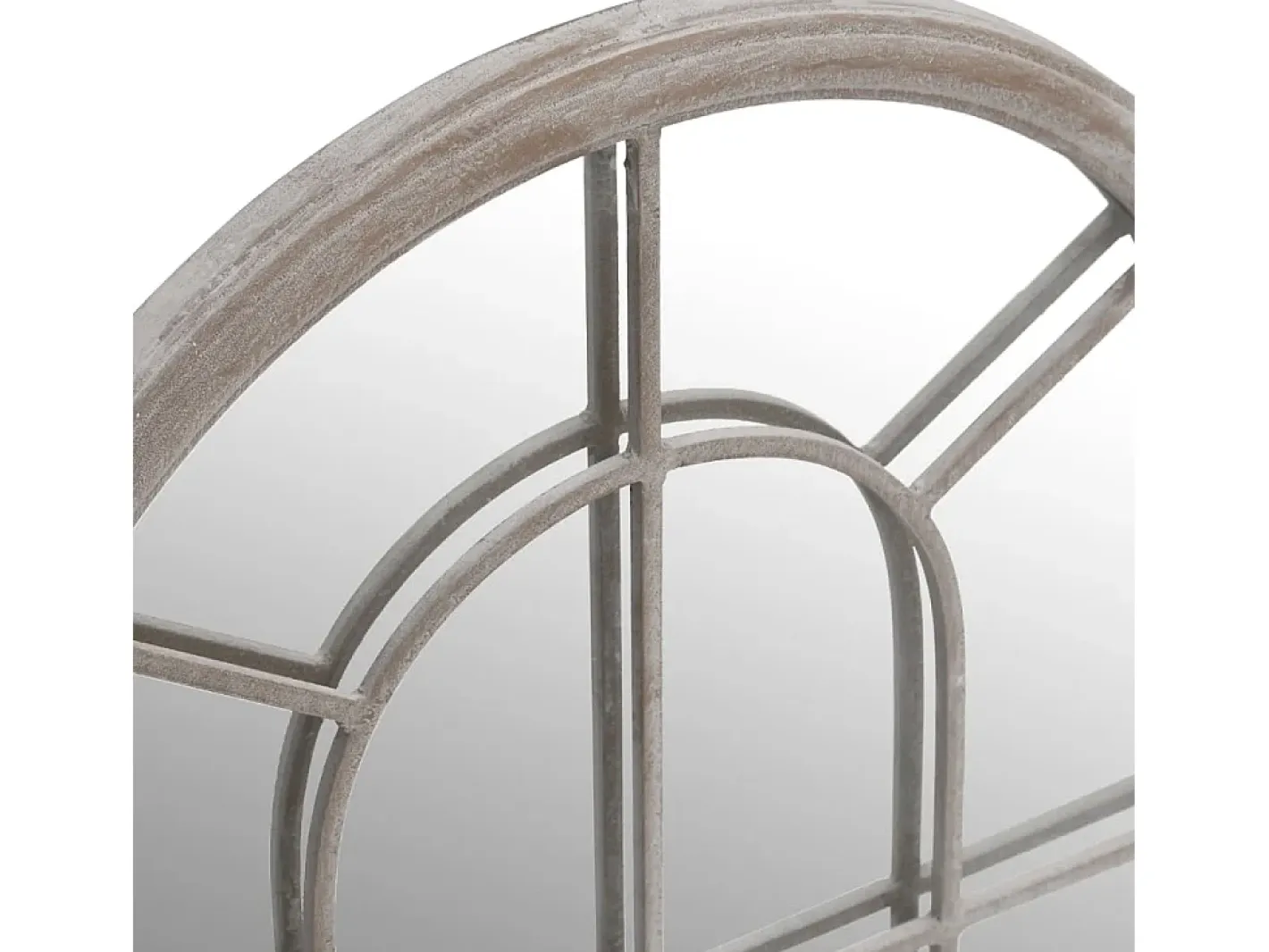 Espejo De Pared|Espejo-Espejo de jardín arena hierro para exterior 60x45 cm ES333209 Crema