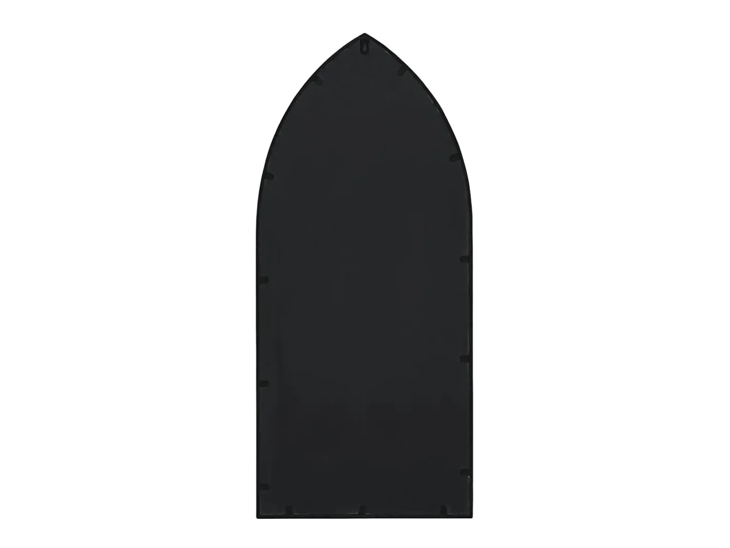 Espejo de jardín hierro para exterior 100x45 cm ES529444 Negro