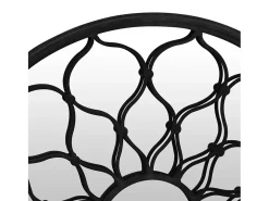 Online Espejo de jardín 40x3 cm hierro redondo uso exterior Negro