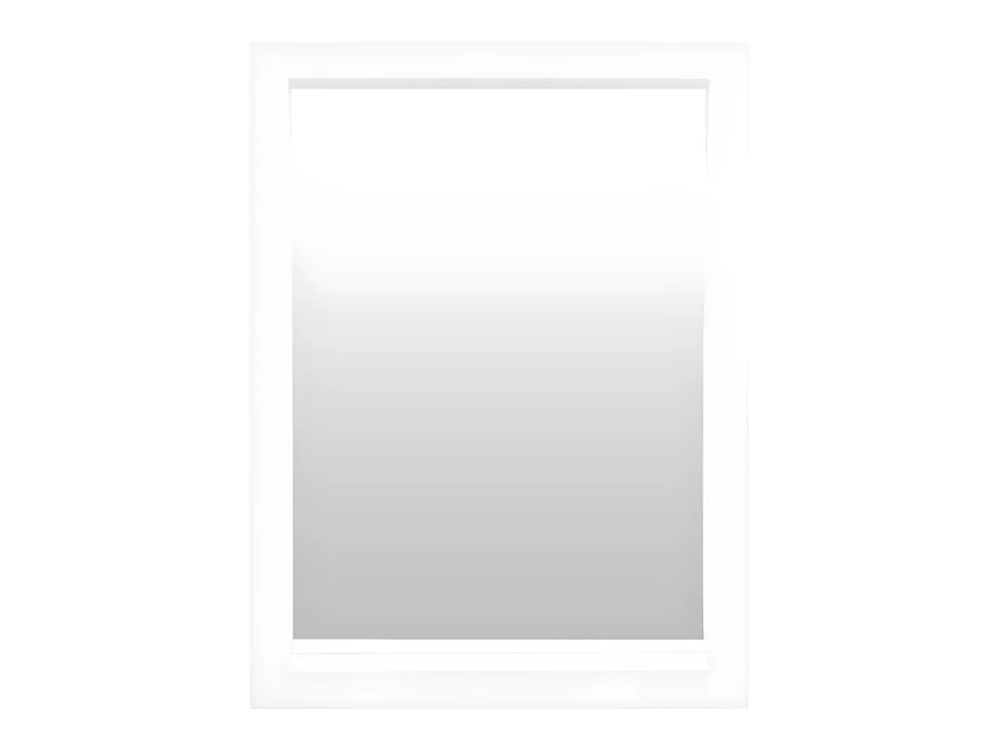 DECOWOOD Espejo de madera color de 49x149cm - EIRA BOLD - Blanco Outlet