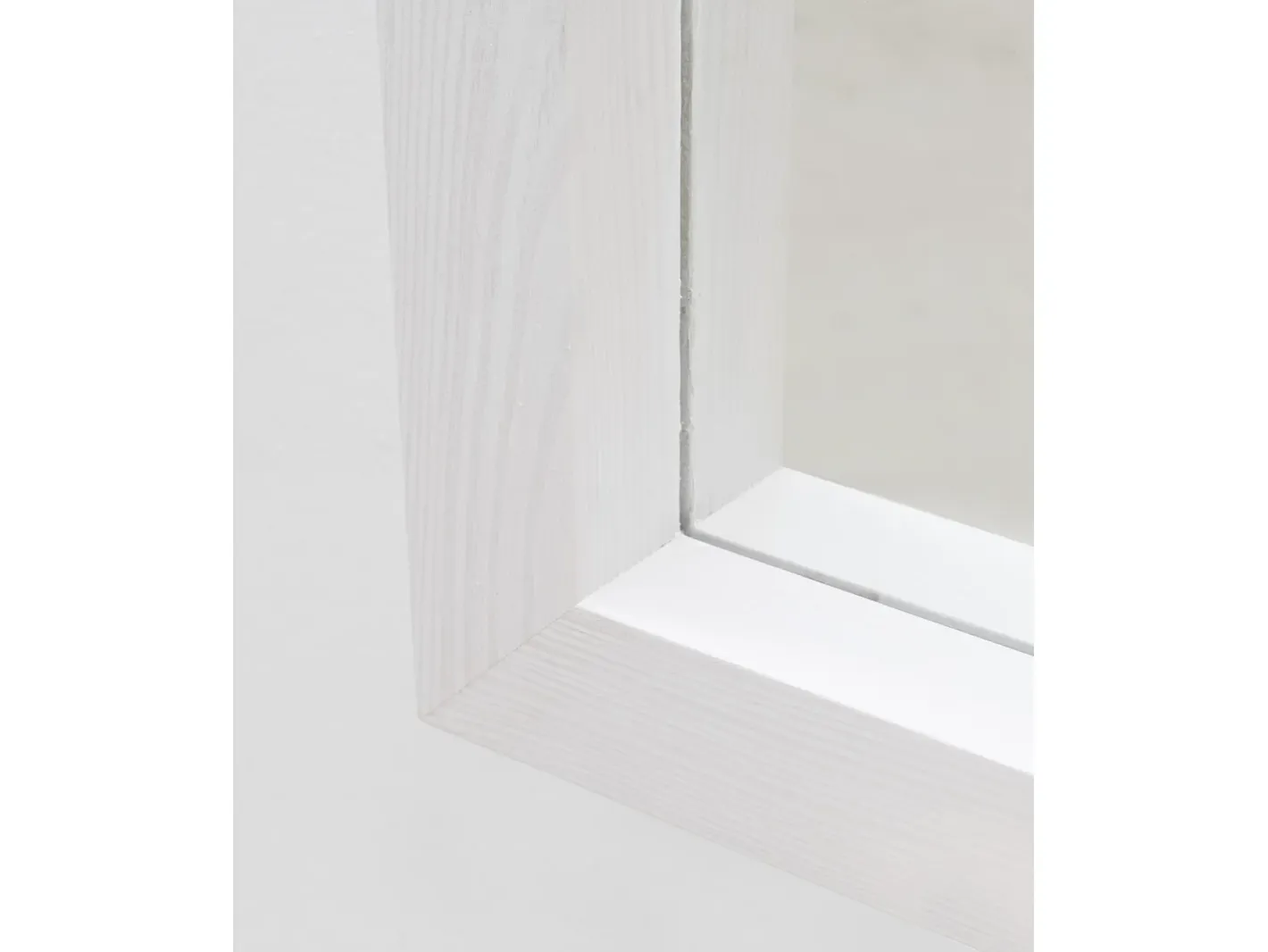 DECOWOOD Espejo de madera color de 49x149cm - EIRA BOLD - Blanco Outlet
