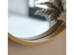 BERAH GETAH Espejo de madera de roble maciza Color natural claro Hot