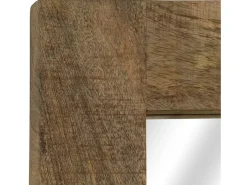Discount Espejo de madera maciza de mango 50 x 110 cm Marru00f3n