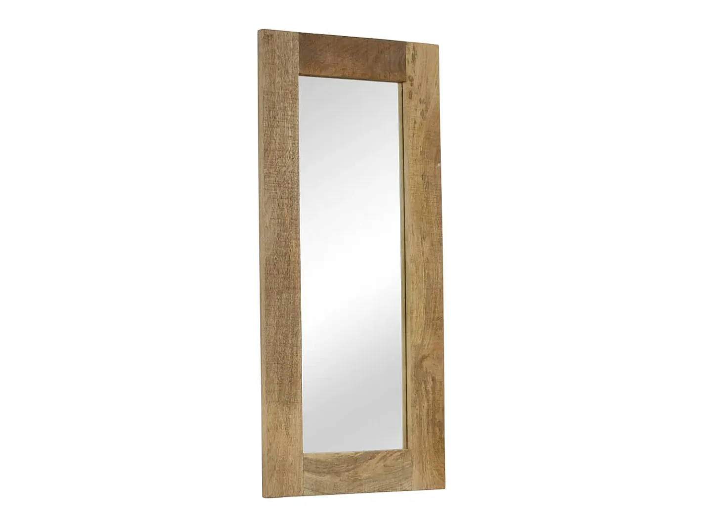 Discount Espejo de madera maciza de mango 50 x 110 cm Marru00f3n