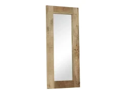 Discount Espejo de madera maciza de mango 50 x 110 cm Marru00f3n