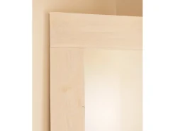 DECOWOOD Espejo de madera maciza tono de 165x65cm - IZAL - Blanco Best