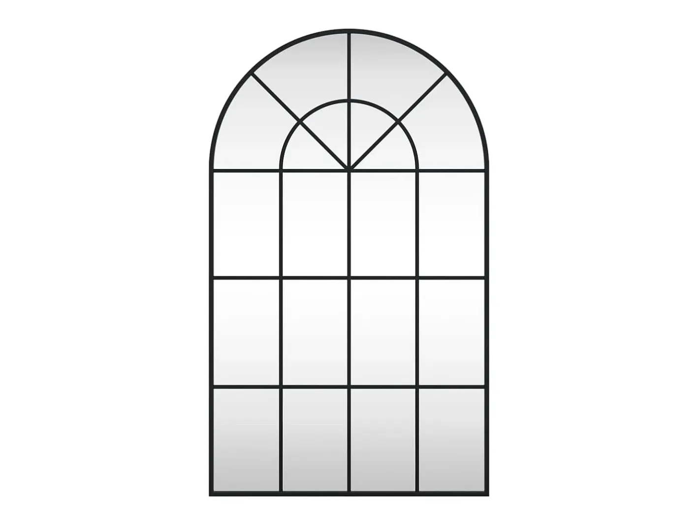 Espejo de pared arco de hierro 60x100 cm ES641122 Negro Best