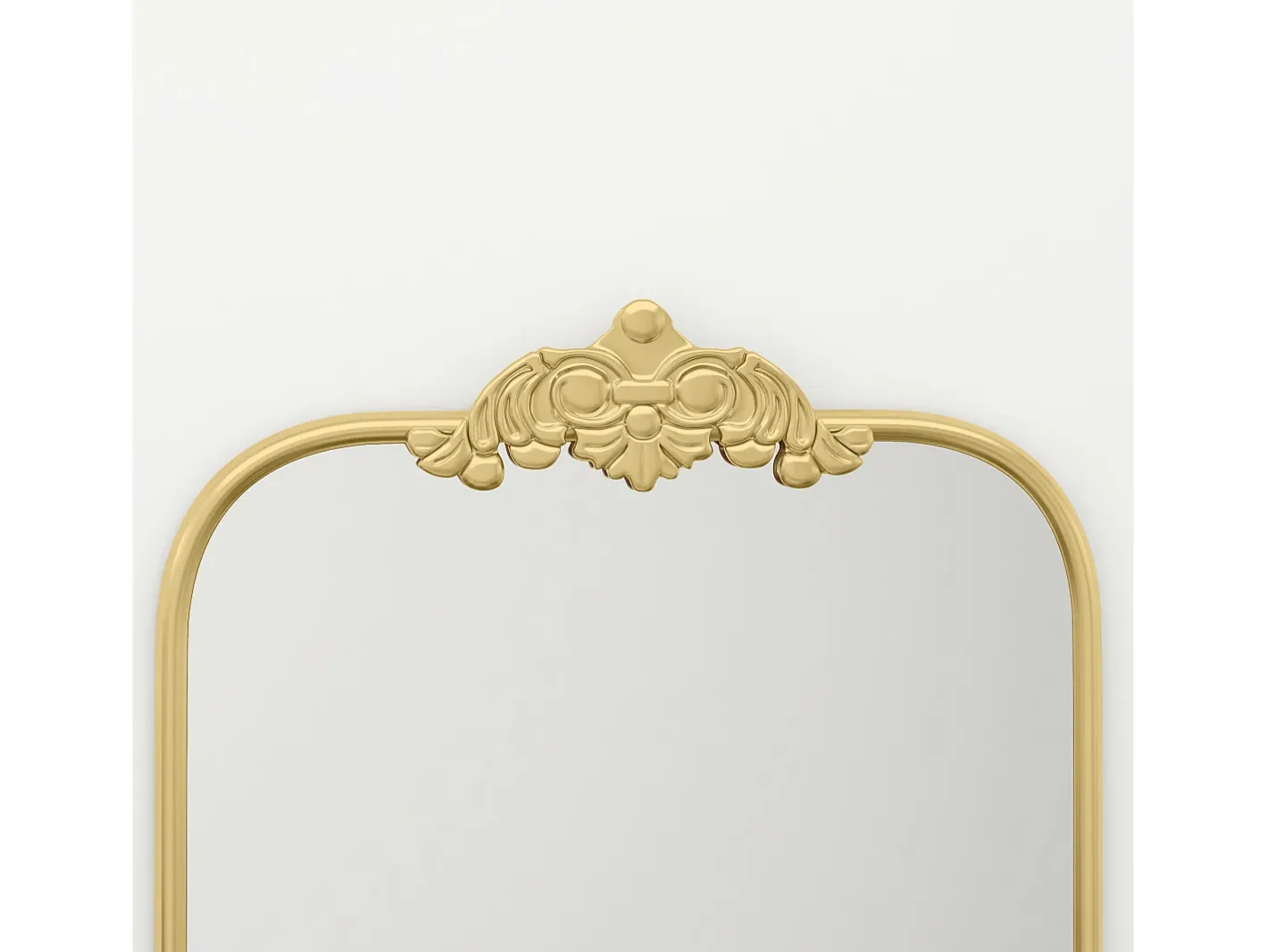 Espejo de pared barroco, marco decorativo de metal, , 60x87,5 cm Dorado New
