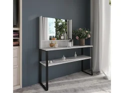 Vicco Espejo-Espejo de pared 80x10x65 sherry Blanco