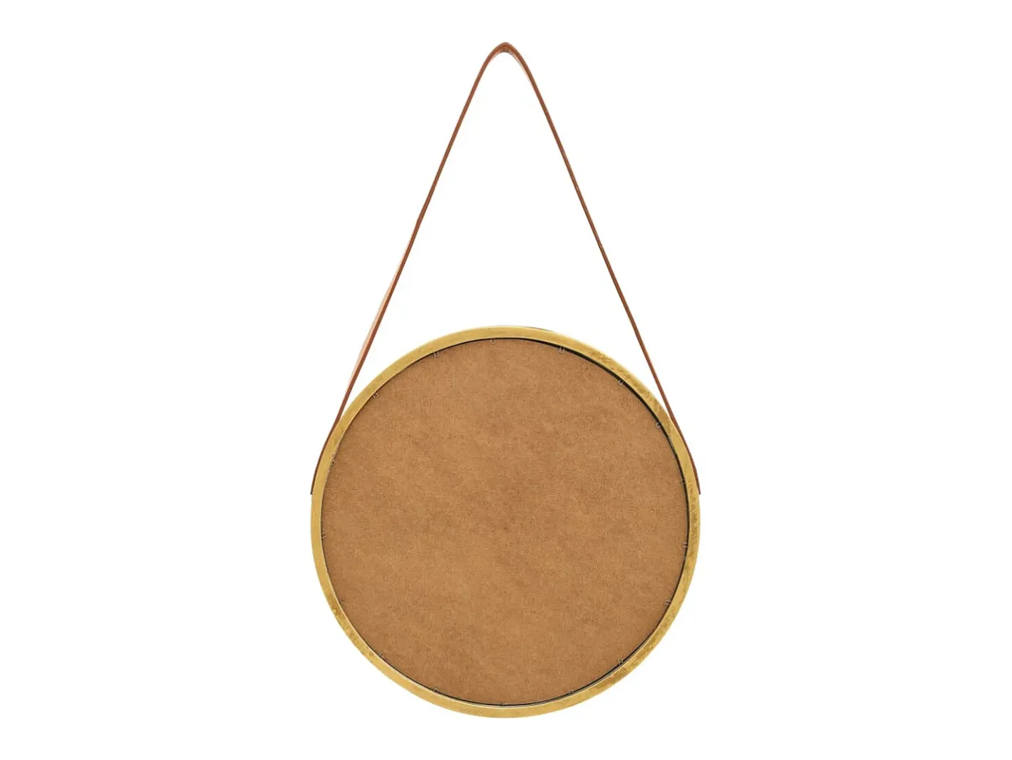 Espejo de pared con correa 40 cm ES230255 Dorado Outlet