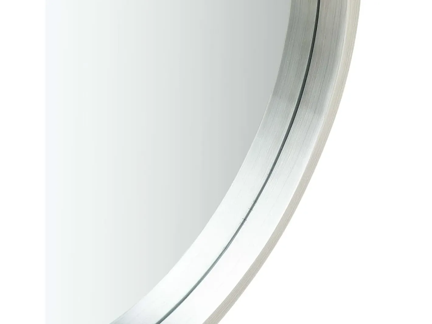 Espejo de pared con correa 50 cm Plata Plateado Sale