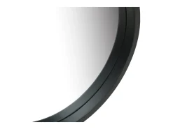 Espejo de pared con correa 50 cm ES867831 Negro Best