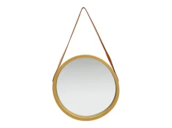 Clearance Espejo de pared con correa 50 cm ES854731 Dorado