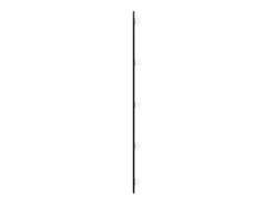 Espejo de pared con luces LED 40x90 cm cristal ovalado Plateado