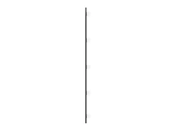 Espejo de pared con luces LED 40x90 cm cristal ovalado Plateado