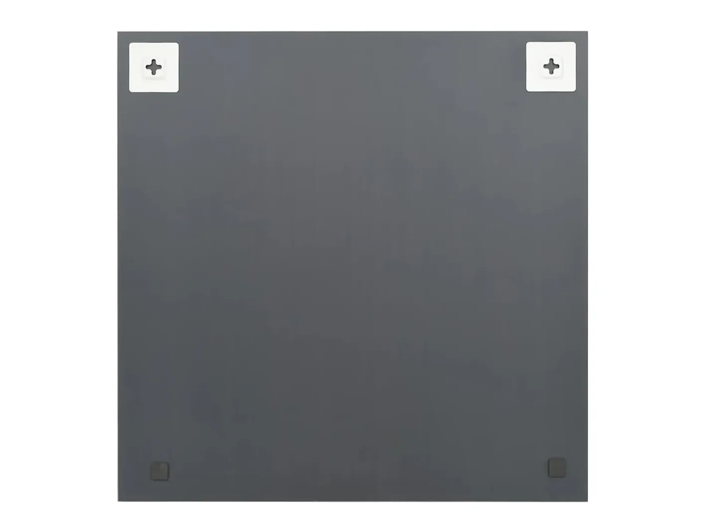 Espejo De Pared|Espejo-Espejo de pared con luces LED cuadrado de vidrio ES480463 Plateado