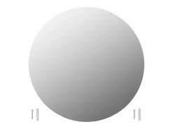 Online Espejo de pared con luces LED redondo de vidrio ES111492 Plateado